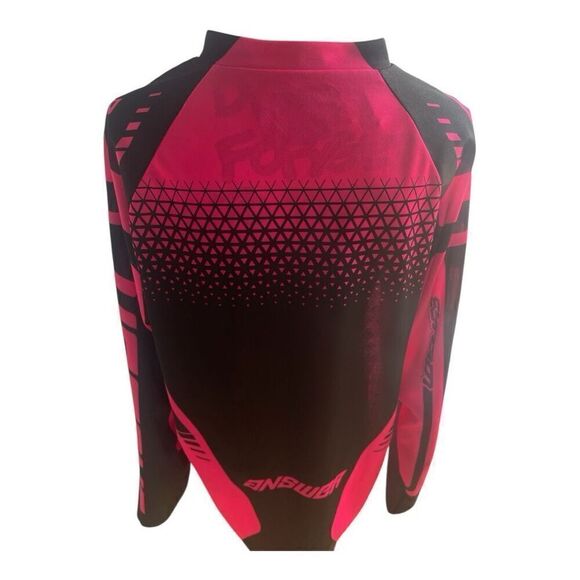 Answer Racing MX OffRoad Neon Pink Black Racing Jersey Size XL - Picture 5 of 7